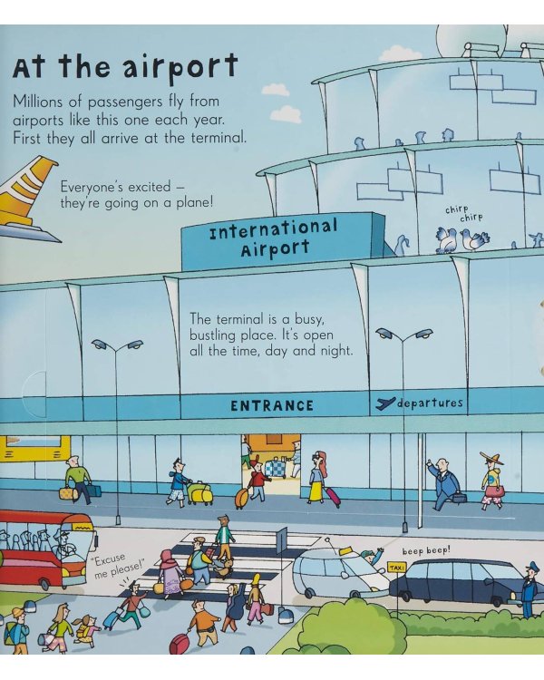 Дополнительное изображение книги «Look Inside an airport внутри аэропорта /Книги на английском языке»