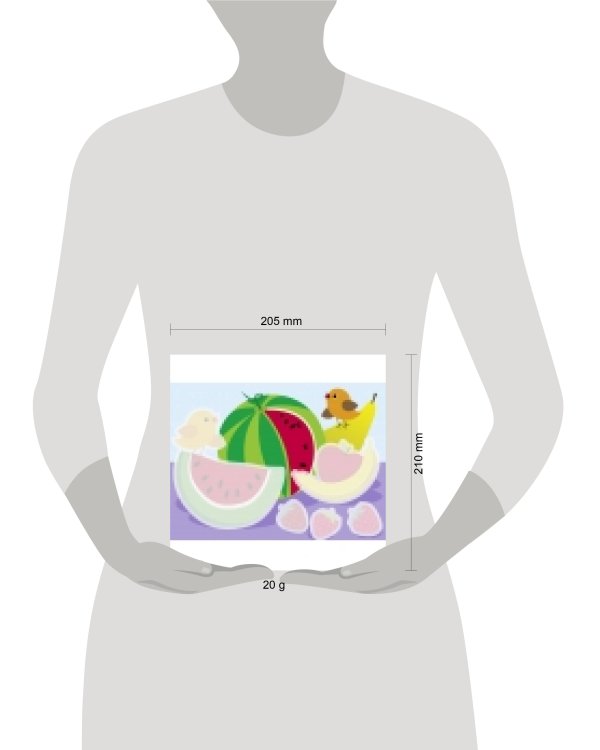 Многоразовые водные раскраски.Выпуск 9 (Фрукты)