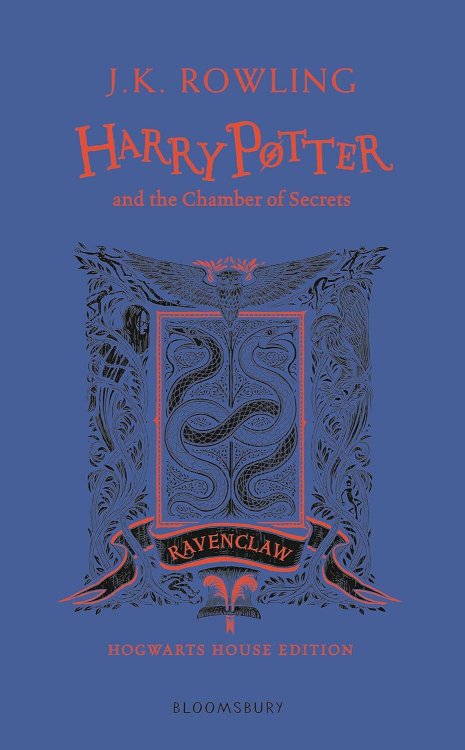Обложка книги «Harry Potter and the Chamber of Secrets - Ravenclaw Edition J.K.Rowling Гарри Поттер и Тайная комната-Когтевран Д.К. Роулинг/Книги на английском языке», ISBN 9781408898130
