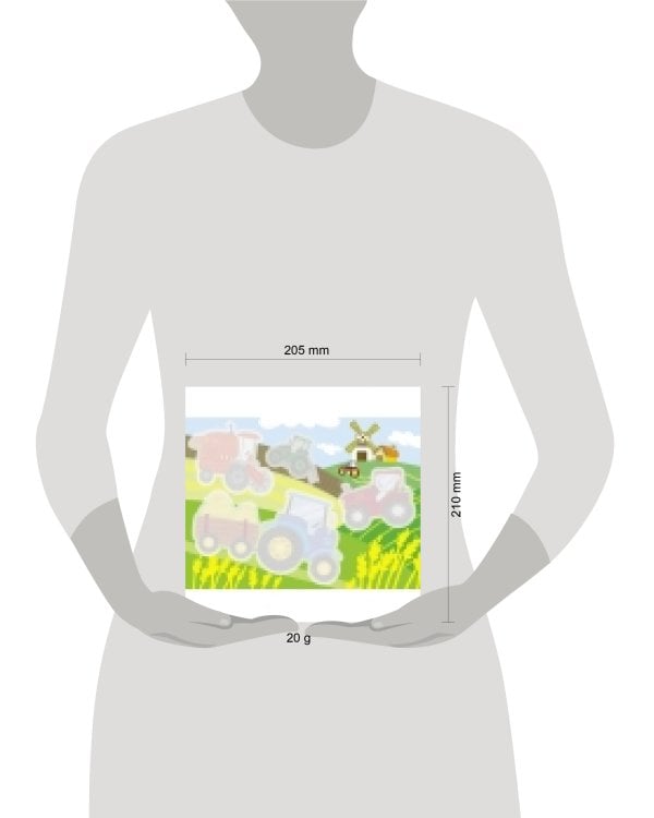 Многоразовые водные раскраски.Выпуск 7 (Трактор)