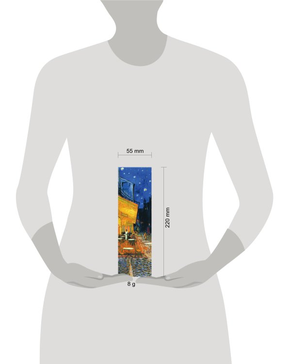 Закладка с резинкой. Ван Гог. Ночная терраса кафе (Арте)