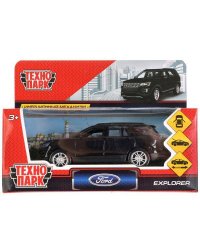 Машина металл "FORD EXPLORER" 12см, открыв. двери, инерц, черный в кор. Технопарк в кор.2*36шт