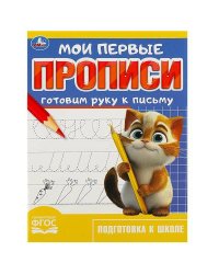 Готовим руку к письму. Мои первые прописи. 160х215 мм. Скрепка.16 стр. Умка в кор.50шт
