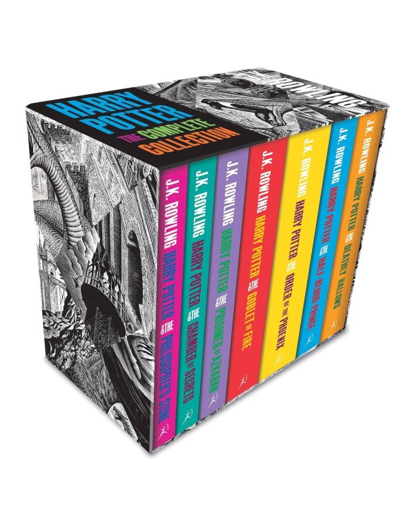Harry Potter Boxed Set: The Complete Collection (Adult Paperback) J. K. Rowling Бокс Гарри Поттера: Полное собрание Д.К.Роулинг / Книги на англ. языке