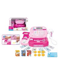 Игровой набор.Касса-калькулятор "ЛУЧШИЙ КАССИР"(21*16*14) с акс.(свет) ( Арт. ZY1188466)