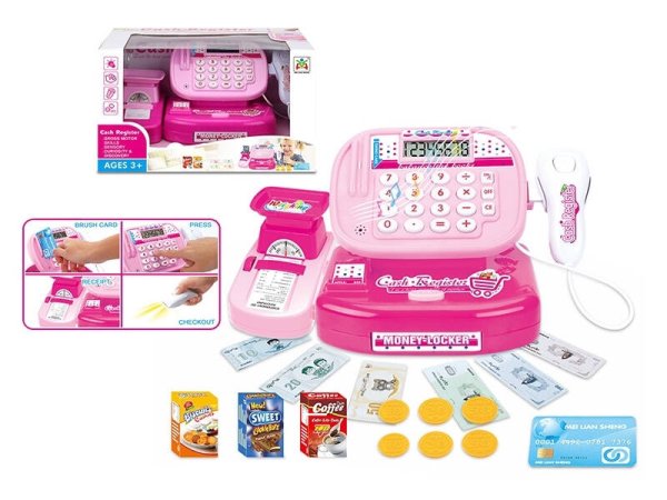 ИГРОВЫЕ НАБОРЫ "МАГАЗИН" (Рыжий Кот) Игровой набор.Касса-калькулятор "ЛУЧШИЙ КАССИР"(21*16*14) с акс.(свет) ( Арт. ZY1188466)