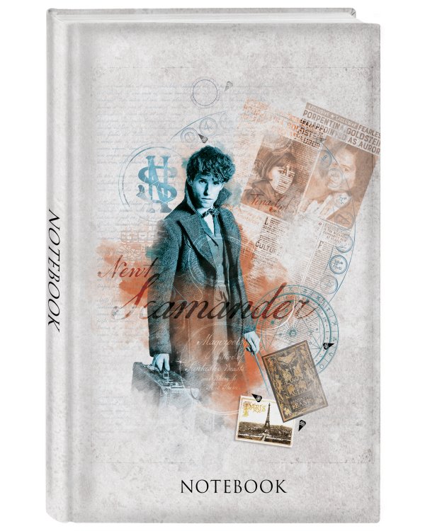 Блокнот. Фантастические твари. Ньют Саламандер (формат А5, 160 стр., контентный блок)