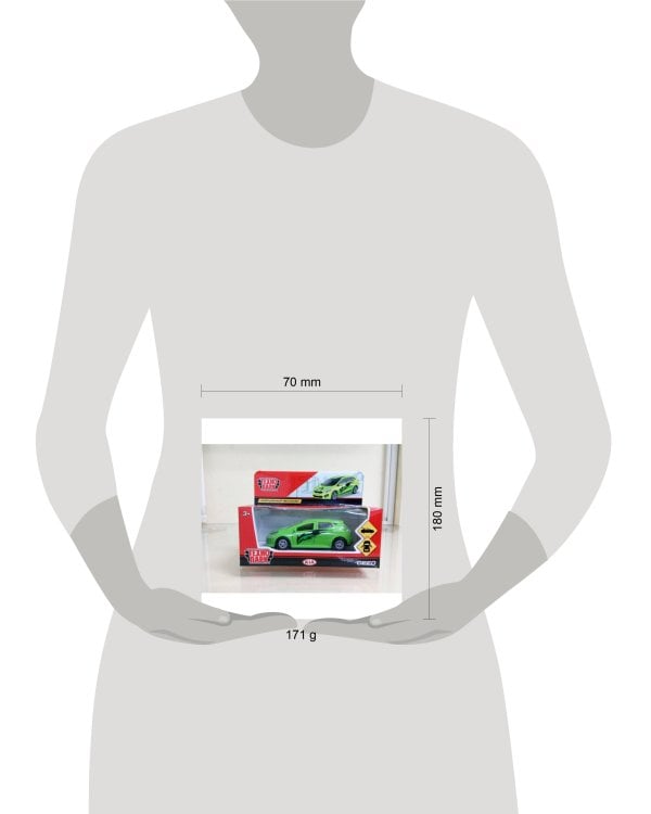 МАШИНА "ТЕХНОПАРК" МЕТАЛЛ. ИНЕРЦ. KIA CEED СПОРТ 12СМ, ОТКРЫВ. ДВЕРИ И БАГАЖНИК В КОР. в кор.2*36шт