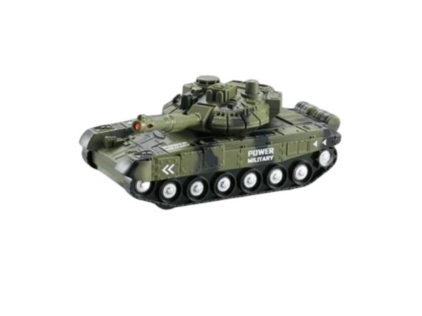 Боевой танк-1 инерционный (23.5см)(свет,звук,бат.3шт.AG13) (арт. 2029643)