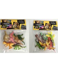 Игрушка пластизоль Играем Вместе динозавры 10см 2*6ассорти, 6шт/пакет (русс.уп.) в кор.2*120шт