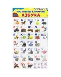 МАГНИТНЫЕ КАРТОЧКИ плакат. АЗБУКА