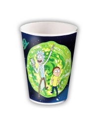 Rick and Morty. Набор бумажных стаканов-1, 6 шт*330 мл