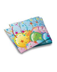 Салфетки бумажные трехслойные Шары 33*33 см, 20 шт