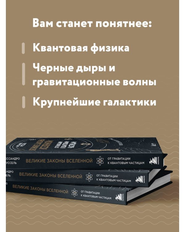 Великие законы Вселенной: от гравитации к квантовым частицам. Визуальный гид