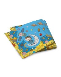 Салфетки бумажные трехслойные Космонавты 33*33 см, 20 шт