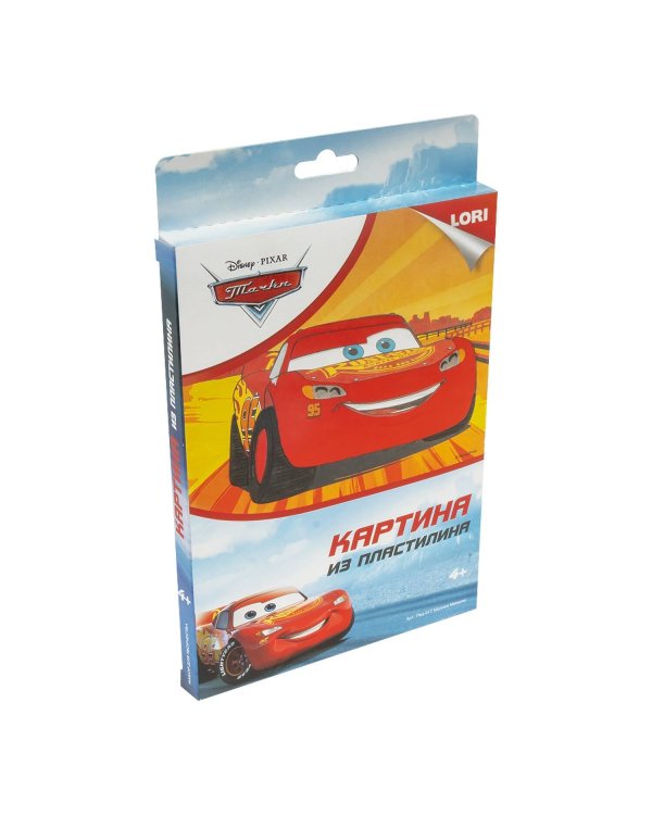 Картина из пластилина Disney "Молния Маккуин"