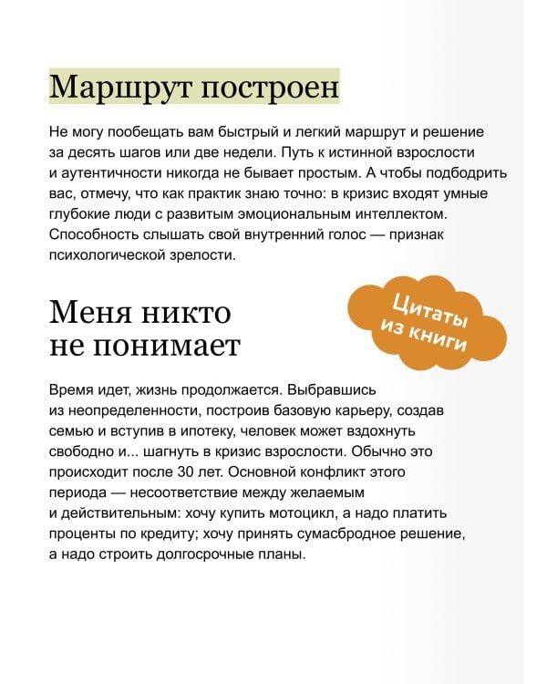 Дополнительное изображение книги «Кризис среднего возраста. Как вернуть смысл и опору без радикальных решений»