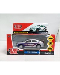 ТМ Технопарк. Машина металл "TOYOTA CAMRY СПОРТ", длина 12 см, откр дв, багаж, инерц. в кор.2*36шт