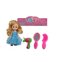 Кукла в наборе (17х15,5х4 см) "Уход за прической 2" (аксесс.) в пак. (Арт. 1985880)