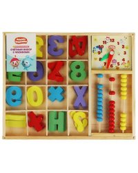 Игрушка деревянная МАЛЫШАРИКИ счетный материал, терм. пакет Буратино в кор.120шт