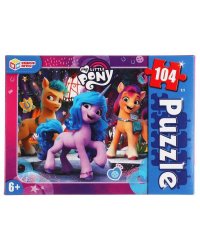 Мой маленький пони. Пазлы классические в коробке. Пазл 104 детали. Умные игры в кор.24шт