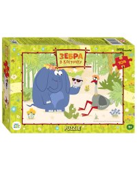 Мозаика "puzzle" 104 "Зебра в клеточку" (С/м)