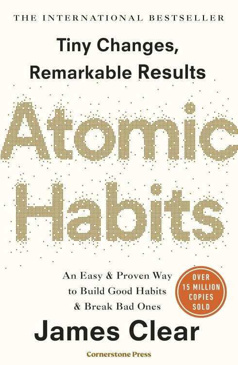 Обложка книги «Atomic Habits (James Clear) Атомные привычки (Клир Джеймс) / Книги на английском языке», ISBN 9781847941831