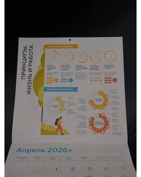 12 главных бестселлеров по саморазвитию. Календарь настенный на 2026 год (300х300)