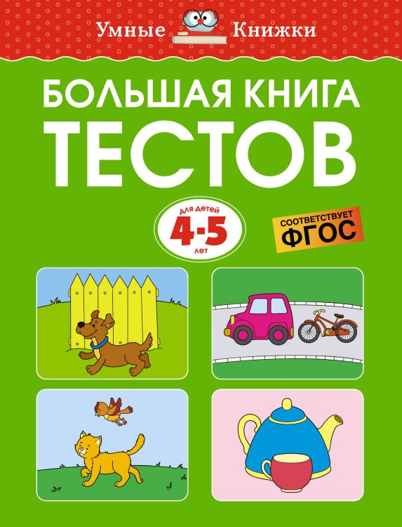 Большая книга тестов, 4-5 лет