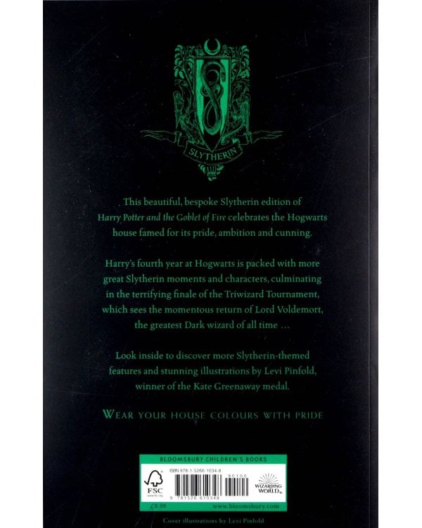 Harry Potter and the Goblet of Fire - Slytherin Edition J.K. Rowling Гарри Поттер и Кубок огня - Слизерин Д.К. Роулинг / Книги на английском языке