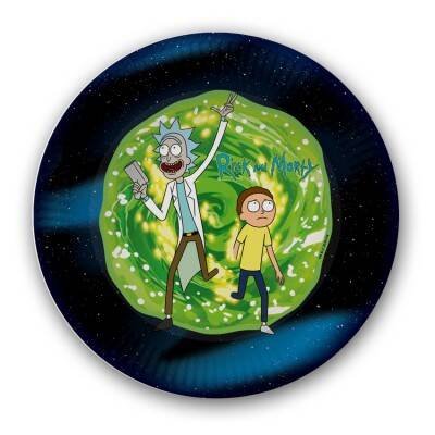 Rick and Morty. Набор бумажных тарелок-1, 6 шт*230 мм