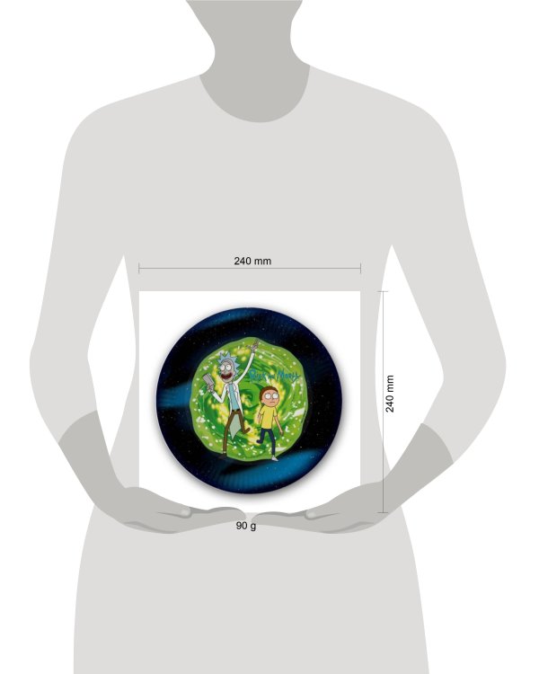 Rick and Morty. Набор бумажных тарелок-1, 6 шт*230 мм