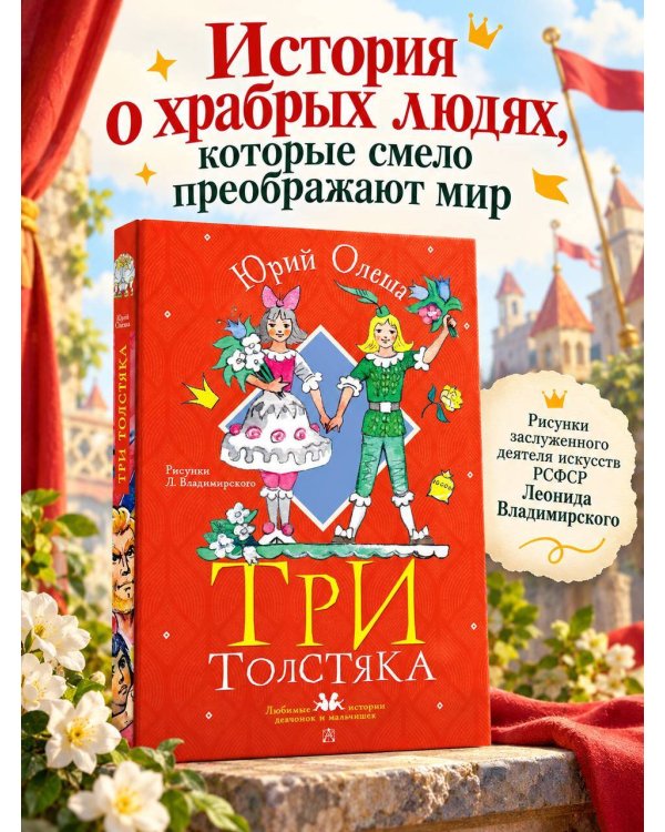 Дополнительное изображение книги «Три толстяка. Рисунки Л. Владимирского»