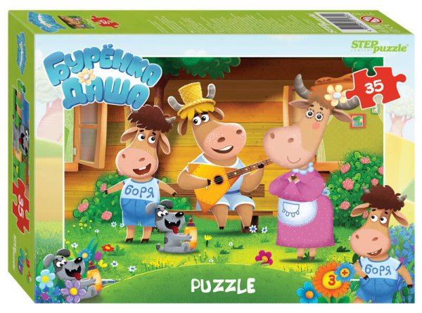 Мозаика "puzzle" 35 "Буренка Даша" (Riki)