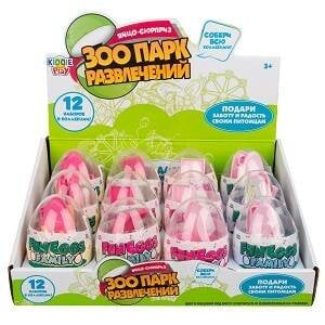 Игровые наборы в яйце (Юнитойс) Игровой набор в яйце для детей "Зоопарк развлечений"