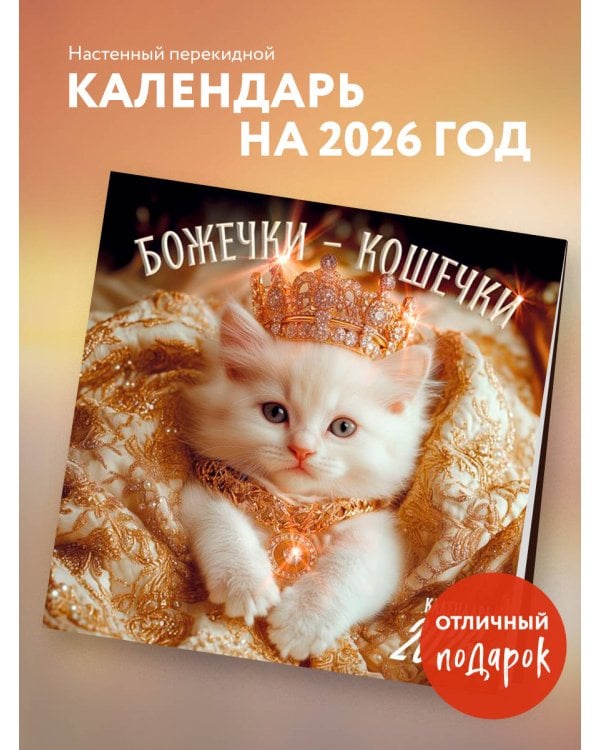 Божечки- кошечки. Календарь настенный на 2026 год (300х300 мм)