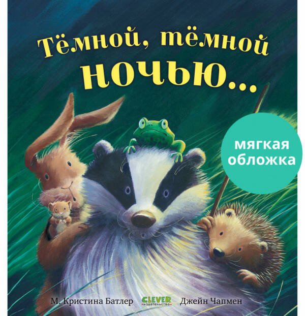 Кк. Книжки-картинки (мягкая обложка). Тёмной, тёмной ночью.../Батлер М.