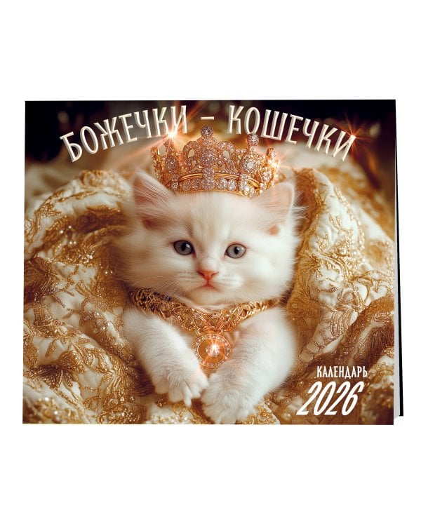 Божечки- кошечки. Календарь настенный на 2026 год (300х300 мм)