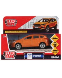 ТМ Технопарк. Машина металл "FORD KUGA" 12см, открыв. двери, инерц., ЗОЛОТОЙ в кор. в кор.2*36шт
