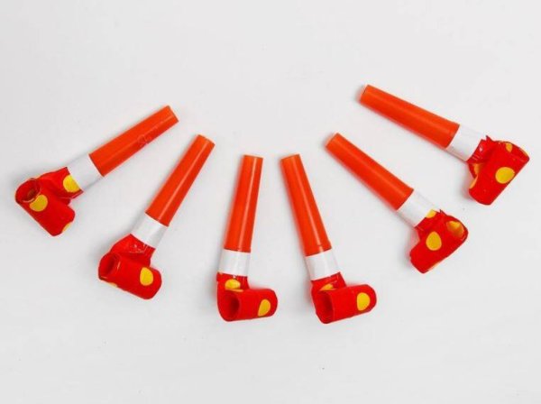 Карнавальный язычок «Горох», набор 6 шт., цвет красный Карнавальный язычок «Горох», набор 6 шт., цвет красный