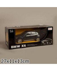 Машина р/у rastar bmw x6 1:24 со светом, цвет в ассорт. в кор.