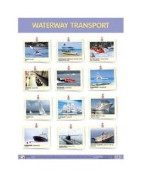 Плакаты (англ). Waterway Transport (Водный транспотрт)