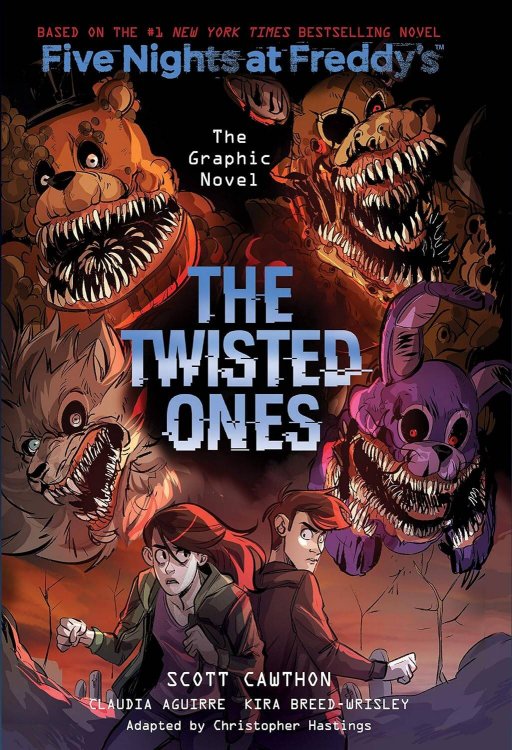 Five Nights at Freddy's The Twisted Ones Graphic Novel Пять ночей у Фредди Искаженные Графический роман / Книги на английском языке