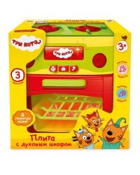 Плита ТРИ КОТА ТМ "Играем вместе" на бат. свет+звук в русс. кор. в кор.2*12шт