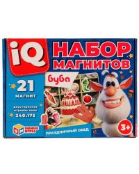 Праздничный обед. IQ набор магнитов. Буба. 250х185х25мм. Умные игры в кор.20шт