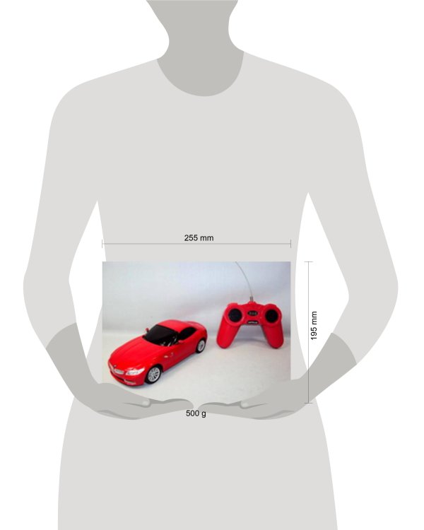 Машина р/у rastar bmw z4 1:24 цвет в ассорт в кор.