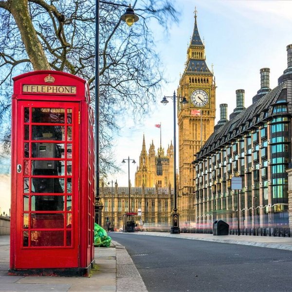 Алмазная мозаика (блест) 30х30 с подр., с полн.запол. Прекрасный Лондон (Арт. AS30016)