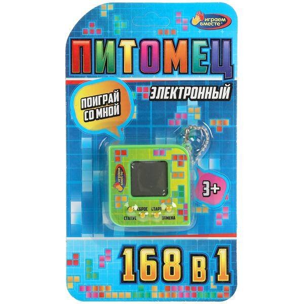 Электронная логическая игра питомец, блист.18*10,5*2см ИГРАЕМ ВМЕСТЕ в кор.4*72шт