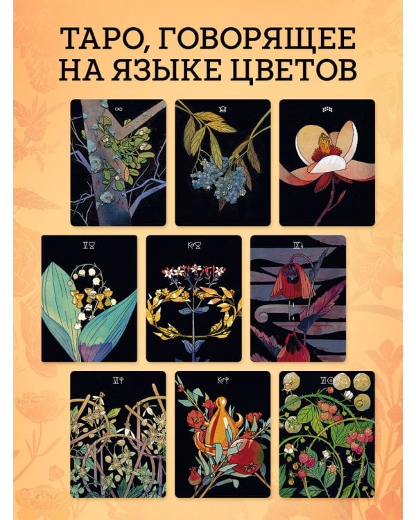 Ботаника. Таро (78 карт и руководство в подарочном футляре)