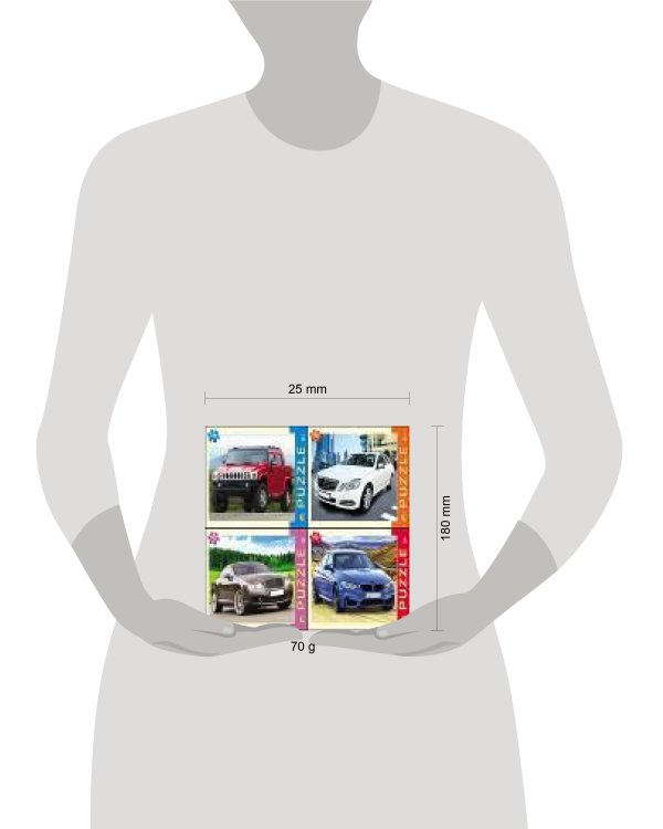 ПАЗЛЫ 120 элементов. СУПЕРМАШИНЫ (Арт. П120-8293)